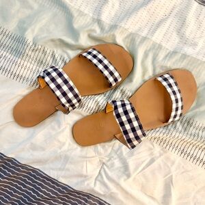 Stylish Gingham Sandals for Women